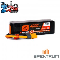 Spektrum Accessories 22.2V 4000mAh 6S 50C Smart G2 LiPo...