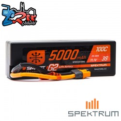 11.1V 5000mAh 3S 100C Smart G2 Hardcase LiPo Battery: IC3
