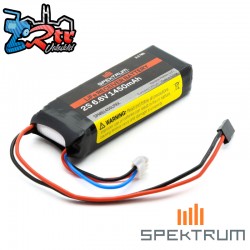 Spektrum 6.6V 1450mAh 2S LiFe Receiver Battery: Universal...