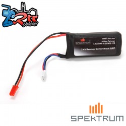 7.4V 1300mAh 2S 5C Li-Po Receiver Battery  JST-RCY