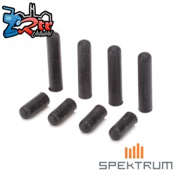 Spektrum Silicone Switch Cover Set  Black: DX18QQ  iX12