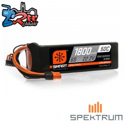 Spektrum Accessories 22.2V 1800mAh 6S 50C Smart LiPo...