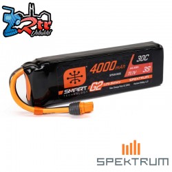 Spektrum Accessories 11.1V 4000mAh 3S Smart G2 LiPo...