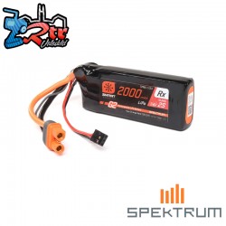 7.4V 2000mAh 2S 15C Smart G2 Receiver LiPo Battery: IC3