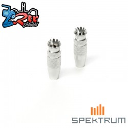 Gimbal Stick Ends 24mm Silver (2): DXe