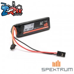 7.4V 1600mAh 2S 5C Receiver LiPo Battery