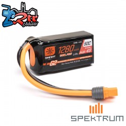 14.8V 1280mAh 4S 50C Smart G2 Trail Pro LiPo Battery: IC3