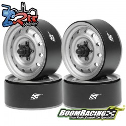 Llantas Land Rover® Wolf Steelie de 1.9" reversibles 4 Und beadlock y bujes ProBuild™ XT504V2