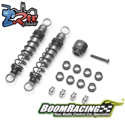Amortiguadores Boom Racing KUDU™ a escala de 70 mm con muelle helicoidal