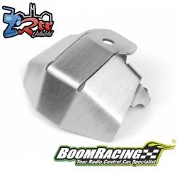Protector de cárter delantero de acero inoxidable Boom Racing para eje PHAT™ desplazado BRX70/BRX80/BRX90/BRX100