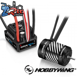 Hobbywing Ezrun MAX10 G2S 80A Combo 3652SD-4100kV-G3 con eje de 3.175 mm