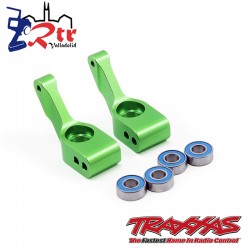 Soportes de eje corto Aluminio Rojo con rodamientos Traxxas TRA3652G