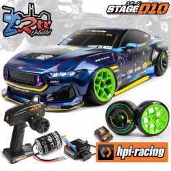 HPI Racing Stage-D10 1/10 4WD Escobillas Ford Mustang GT RTR S650 - VGJR