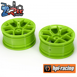 Llantas RTR Aero 5 Wheel 26mm Green (6mm Offset-2pcs)