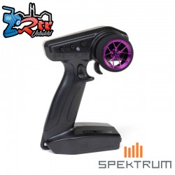 Rueda de emisora aluminio Spektrum color purpura