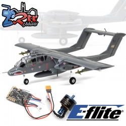 Avión E-flite Micro OV-10 Bronco 645mm BNF Basic with AS3X and SAFE Select