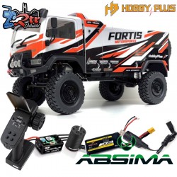 Crawler 1/18 Rally camion DKR-4 4wd Fortis RTR Naranja Brushless