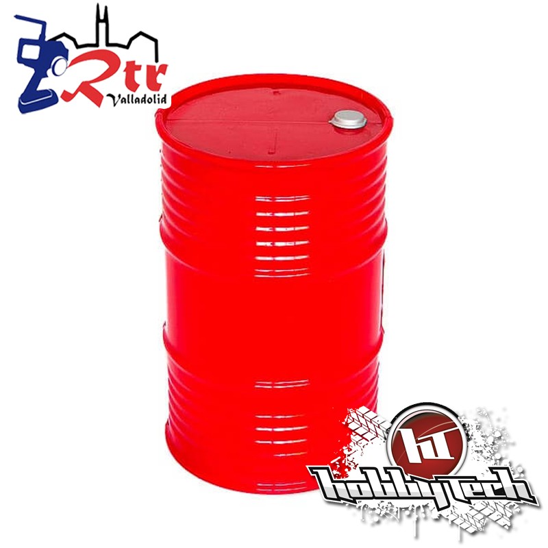 Tambor de aceite Plastico grande Rojo HobbyTech