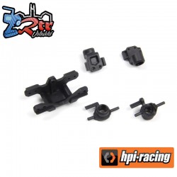 Front Bulkhead & Wheel Hub Set
