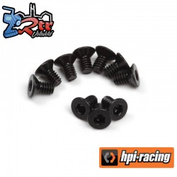 Flat Head Screw M2x4mm (Hex Socket-10pcs)