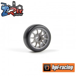 TSMK510 Drift Wheel-Tire Set 22x11mm (Grey-4pcs)