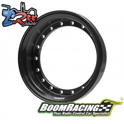 Barril de rueda 1.9" de aluminio de 10 mm ProBuild ™ 1 Unidad Mate Negro Standard BoomRacing