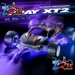 Coche Xray XT2 2028 - 1/10 Truggy Kit eléctrico Alfombra