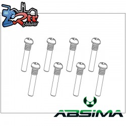 Round Head Partial Thread Screw 2*10 (8)