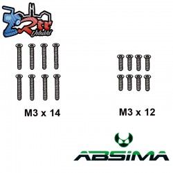 Flat Head Hex Screw M3*12-14 (16)