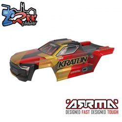 ARRMA MINI KRATON Body  Gold-Red
