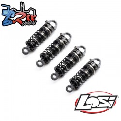 Losi Aluminum Shock Set  On-Road  Assembled (4): GROM