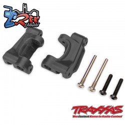 Bloques de soporte de mangueta grisde resistencia extrema EHD Traxxas TRA9136X-DGRY