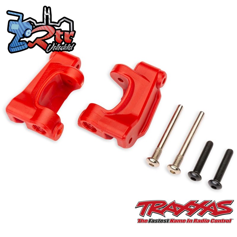 Bloques de soporte de mangueta Rojo de resistencia extrema EHD Traxxas TRA9136X-RED
