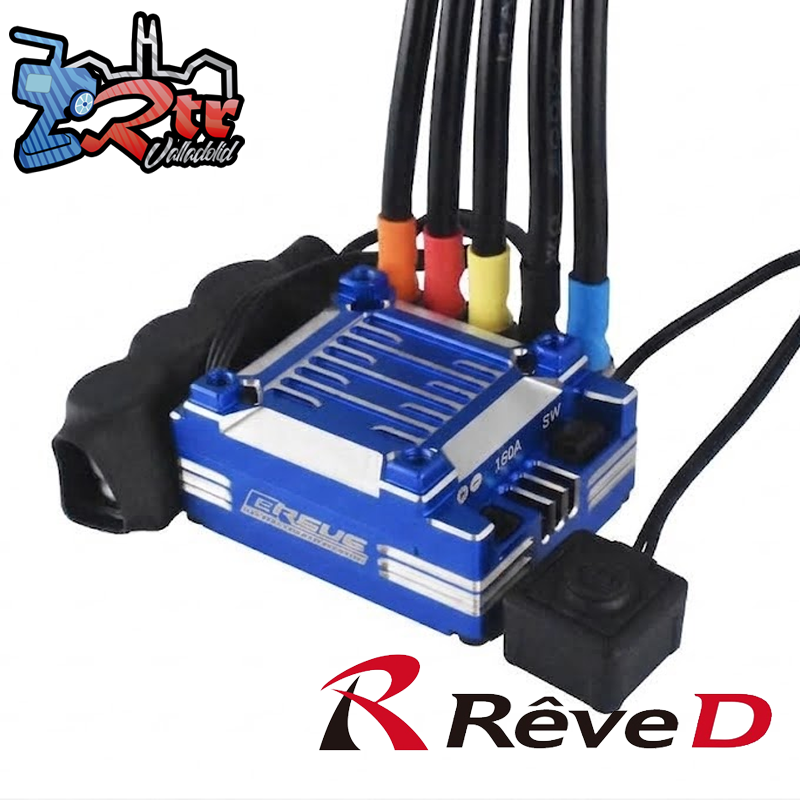 Variador Reve D sensores Drift Spec 160A 2S-3S Li-Po Azul