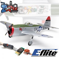 Avion Micro P-47 Thunderbolt 625mm BNF Basic with AS3X+ and SAFE Select