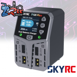 Cargador Lipo Balanceador SkyRC T120 Pico LiPo 2-4s 6A 2x60W