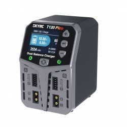 Cargador Lipo Balanceador SkyRC T120 Pico LiPo 2-4s 6A 2x60W