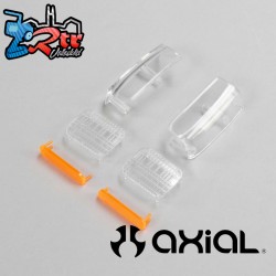 Axial Headlight  Taillight Lens Set: SCX10 III XJ