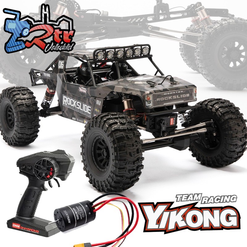 Crawler Yikong Rock Slide Crawler Brushless 4Wd 1/6 RTR Negro