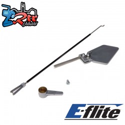 Water Rudder with Pushrod  Silver  39.5" Floats