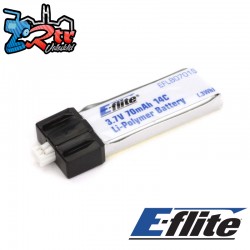 70mAh 1S 3.7V 14C LiPo Battery: PH 1.25 (Ultra Micro)