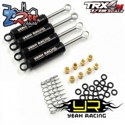 Amortiguadores de Aluminio de 58mm para Traxxas TRX-4M Negro
