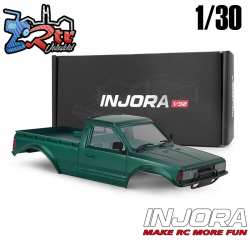 Carrocería SCX30 Injora IR80-30 para 1/30 Axial SCX30, 99mm Wheelbase Verde