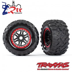 Ruedas Maxx All Terrain 17mm Traxxas Rojo TRA8972R