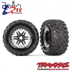 Ruedas Maxx All Terrain 17mm Traxxas Plata TRA8972X
