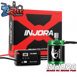 INJORA MBL32-NANO ESC sin escobillas y Motor Viper verde 1621 4300KV para 1/30 SCX30