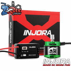 INJORA MBL32-NANO ESC sin escobillas y Motor Viper verde 1616 4800KV para 1/30 SCX30