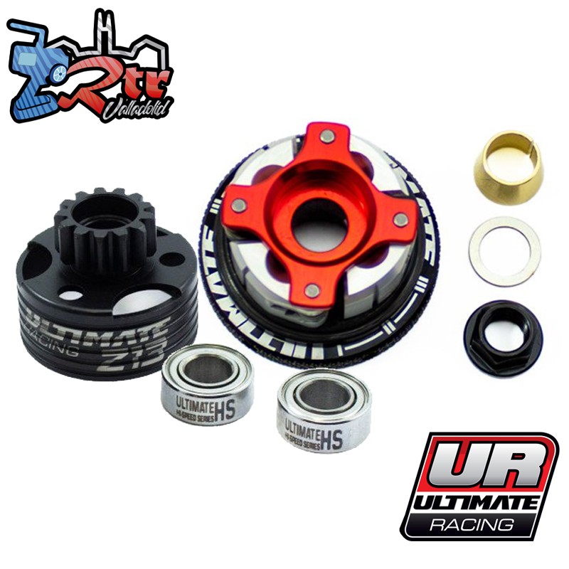 Kit de embrague Acero Compack 4 Pro + Campana Z13 y rodamientos Ultimate Racing