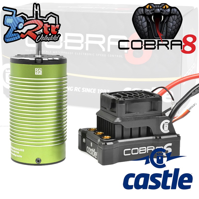 Combo Castle COBRA-6 Sensored-Sensorless 2-8S con motor 1717-1650KV