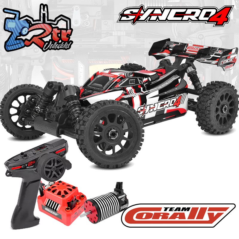 Buggy Team Corally 1/8 SYNCRO-4 4Wd Brushless Rojo